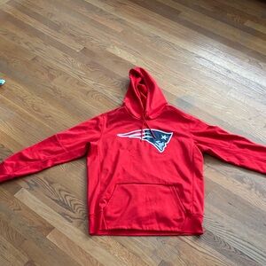 Nike Red Hoodie with Logo